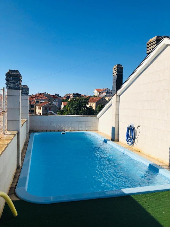 شقة Enjoy Sanxenxo,200M Playa, Balcon Vistas Cies, Piscina & Terraza Azotea,2 Plazas Garaje, 2 Banos, Muy Luminoso, Muy Tranquilo,Muy Equipado, Centrico المظهر الخارجي الصورة
