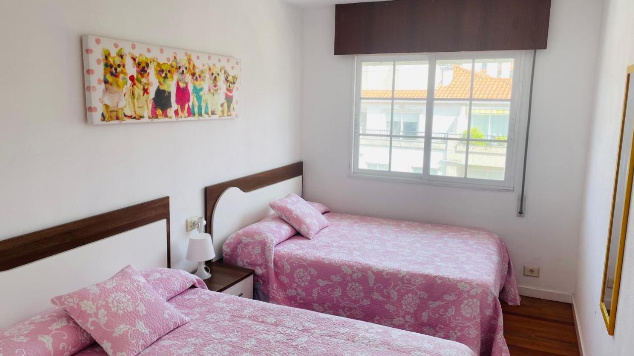 شقة Enjoy Sanxenxo,200M Playa, Balcon Vistas Cies, Piscina & Terraza Azotea,2 Plazas Garaje, 2 Banos, Muy Luminoso, Muy Tranquilo,Muy Equipado, Centrico المظهر الخارجي الصورة